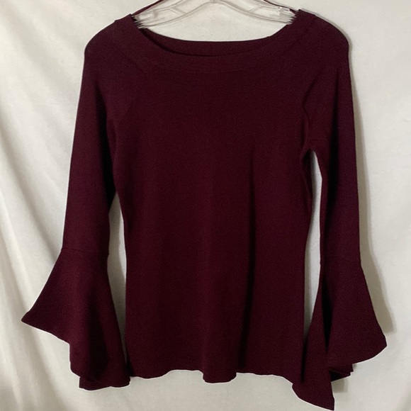 INC International Concepts Tops - INC bell sleeve, Cabernet Top new w/tags